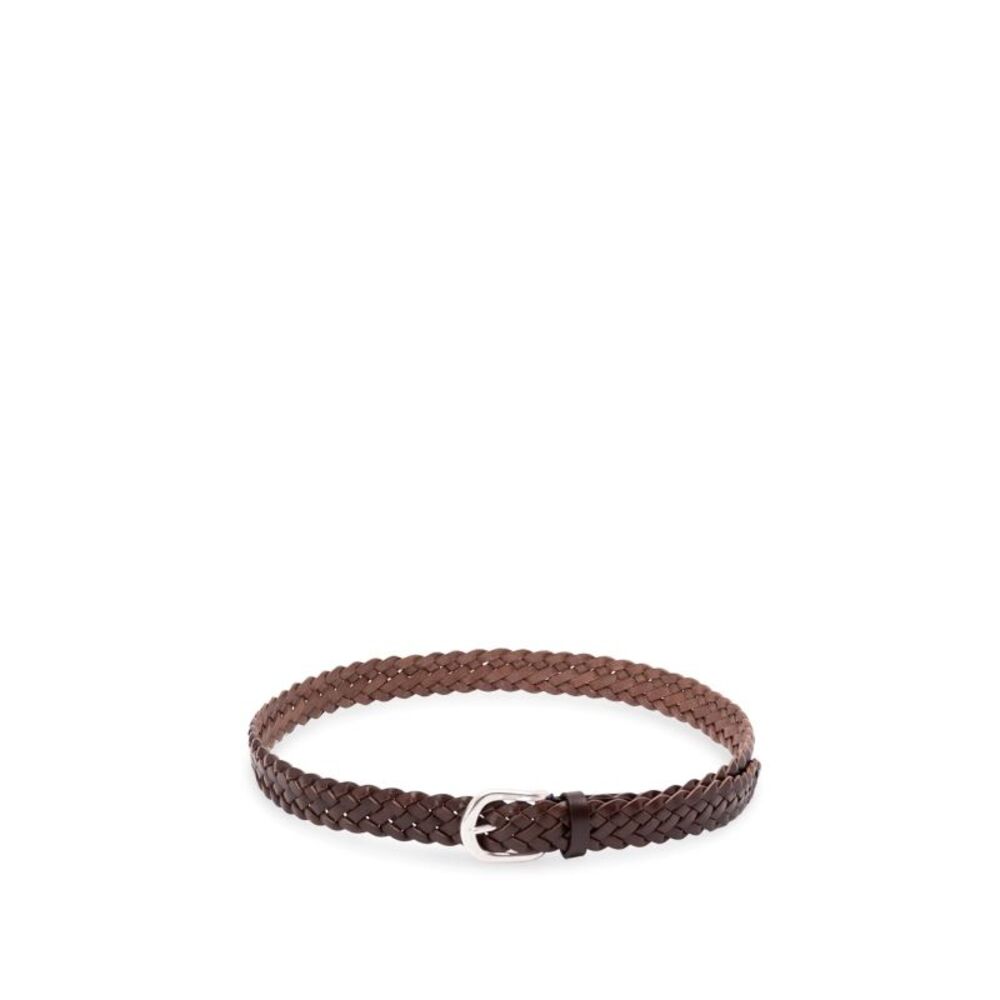 Anderson's Men Leather Woven Belt